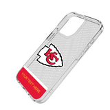 Kansas City Chiefs Personalized EndZone Plus Clear Phone Case for Apple iPhone