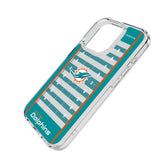 Miami Dolphins Field Clear Phone Case for Apple iPhone