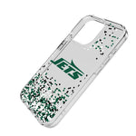New York Jets Confetti Clear Phone Case for Apple iPhone
