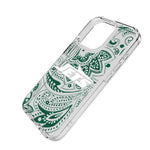 New York Jets Paisley Clear Phone Case for Apple iPhone