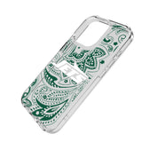 New York Jets Paisley Clear Phone Case for Apple iPhone