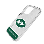 New York Jets Personalized EndZone Plus Clear Phone Case for Apple iPhone