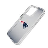 New England Patriots Linen Clear Phone Case for Apple iPhone