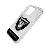 Las Vegas Raiders Personalized EndZone Plus Clear Phone Case for Apple iPhone