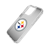 Pittsburgh Steelers Linen Clear Phone Case for Apple iPhone