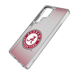 University of Alabama Crimson Tide Linen Clear Phone Case for Samsung Galaxy-1