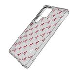 University of Alabama Crimson Tide Script A Fashion Pattern Clear Phone Case for Samsung Galaxy