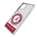 University of Alabama Crimson Tide Personalized EndZone Plus Clear Phone Case for Samsung Galaxy