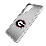 University of Georgia Bulldogs Linen Clear Phone Case for Samsung Galaxy