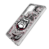 University of Georgia Bulldogs Uga Paisley Clear Phone Case for Samsung Galaxy