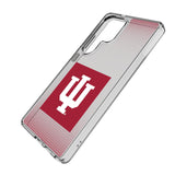 Indiana University Hoosiers Linen Clear Phone Case for Samsung Galaxy