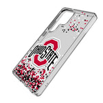 Ohio State University Buckeyes Confetti Clear Phone Case for Samsung Galaxy