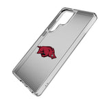 University of Arkansas Fayetteville Razorbacks Linen Clear Phone Case for Samsung Galaxy
