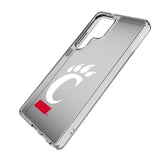 University of Cincinnati Bearcats Linen Clear Phone Case for Samsung Galaxy