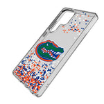 University of Florida Gators Confetti Clear Phone Case for Samsung Galaxy