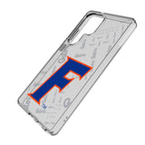 University of Florida Gators Quadtile Clear Phone Case for Samsung Galaxy