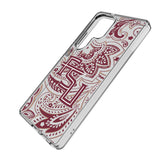 Florida State University Seminoles Athletic Wordmark Paisley Clear Phone Case for Samsung Galaxy
