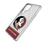 Florida State University Seminoles Personalized EndZone Plus Clear Phone Case for Samsung Galaxy