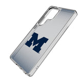 University of Michigan Wolverines Linen Clear Phone Case for Samsung Galaxy
