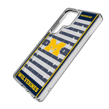 University of Michigan Wolverines Field Clear Phone Case for Samsung Galaxy