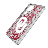 University of Oklahoma Sooners Paisley Clear Phone Case for Samsung Galaxy