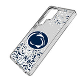 Pennsylvania State University Nittany Lions Confetti Clear Phone Case for Samsung Galaxy