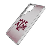 Texas A&M University Aggies Linen Clear Phone Case for Samsung Galaxy