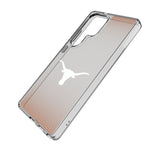 University of Texas Longhorns Linen Clear Phone Case for Samsung Galaxy