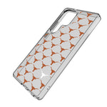University of Texas Longhorns Fashion Pattern Clear Phone Case for Samsung Galaxy-1