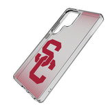 University of Southern California Trojans Linen Clear Phone Case for Samsung Galaxy