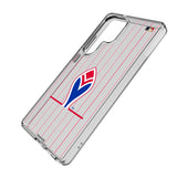 Atlanta Braves 1972-1975 - Cooperstown Collection Pinstripe Clear Phone Case for Samsung Galaxy