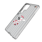 Cincinnati Reds 1953-1967 - Cooperstown Collection Pinstripe Clear Phone Case for Samsung Galaxy