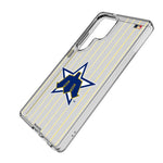 Seattle Mariners 1981-1986 - Cooperstown Collection Pinstripe Clear Phone Case for Samsung Galaxy