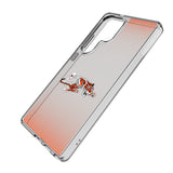 Cincinnati Bengals Historic Collection Linen Clear Phone Case for Samsung Galaxy