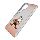 Cleveland Browns Historic Collection Linen Clear Phone Case for Samsung Galaxy