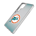 Miami Dolphins 1966-1973 Historic Collection Linen Clear Phone Case for Samsung Galaxy