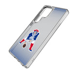 New England Patriots Historic Collection Linen Clear Phone Case for Samsung Galaxy