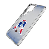 New England Patriots Historic Collection Linen Clear Phone Case for Samsung Galaxy