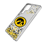 University of Iowa Hawkeyes Confetti Clear Phone Case for Samsung Galaxy