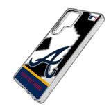 Atlanta Braves Personalized EndZone Plus Clear Phone Case for Samsung Galaxy