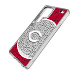 Cincinnati Reds Personalized Circle Clear Phone Case for Samsung Galaxy