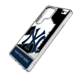 New York Yankees Personalized EndZone Plus Clear Phone Case for Samsung Galaxy