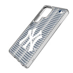 New York Yankees Text Backdrop Clear Phone Case for Samsung Galaxy