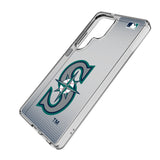 Seattle Mariners Linen Clear Phone Case for Samsung Galaxy