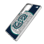 Seattle Mariners Personalized Circle Clear Phone Case for Samsung Galaxy