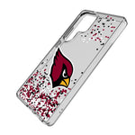 Arizona Cardinals Confetti Clear Phone Case for Samsung Galaxy