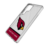 Arizona Cardinals Personalized EndZone Plus Clear Phone Case for Samsung Galaxy