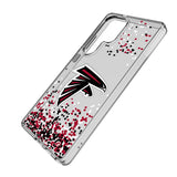 Atlanta Falcons Confetti Clear Phone Case for Samsung Galaxy