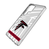 Atlanta Falcons Personalized Tilt Clear Phone Case for Samsung Galaxy