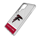Atlanta Falcons Personalized EndZone Plus Clear Phone Case for Samsung Galaxy